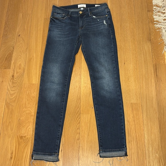 Frame Jeans Le Garçon in Azure Boyfriend Size 25 - Picture 3 of 8